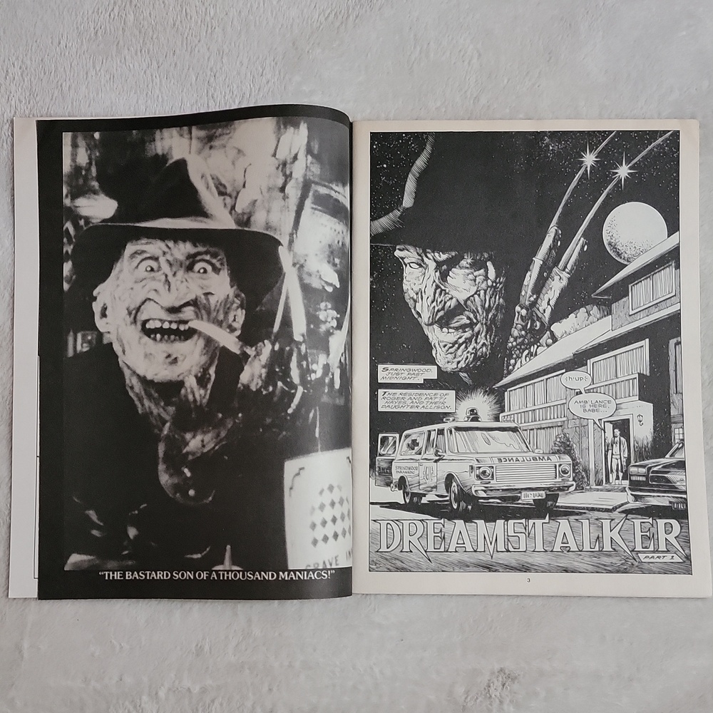 Freddy Krueger's A Nightmare On Elm Street Comic Book part 1 & 2 1989 - Picture 4 of 16